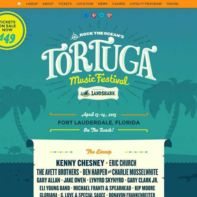 Tortuga Music Festival Website » AIRSHP