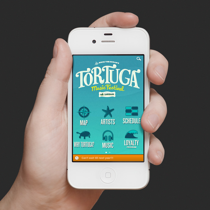 Tortuga Music Festival Mobile App » AIRSHP